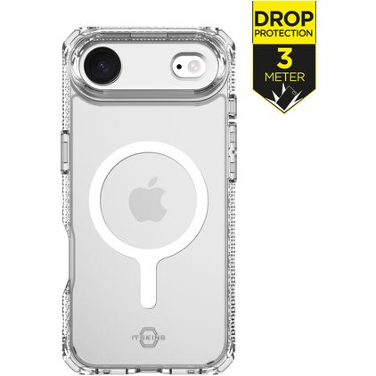 ITSKINS Level 2 HybridMagClear R Transparente iPhone Air MagSafe Funda Plástico rígido Carcasa Antigolpes - Transparente