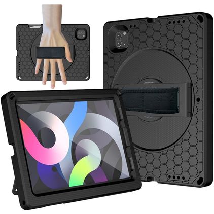 Mobigear Ruggedized iPad Air 5 (2022) EVA foam Back cover + Stand - Black