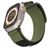 Mobigear Outdoor Bracelete Nylon Fecho de velcro para Apple Watch - 42/41/40/38 mm - Verde militar