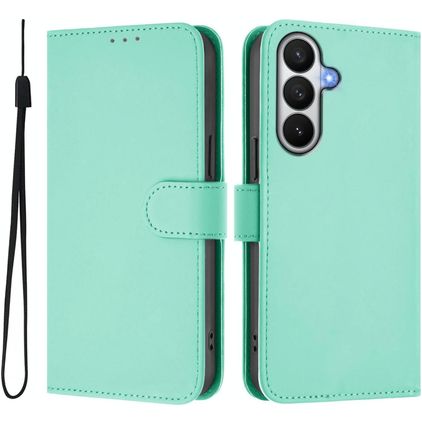Mobigear Urban Wallet Samsung Galaxy S26 Funda tipo libro Cartera - Mint Green