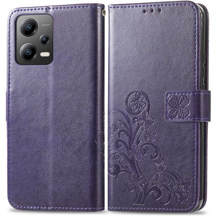 Mobigear Clover POCO X5 Capa livro Carteira - Roxo