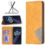 Mobigear Rhombus Slim Realme 9 Pro Plus Cover a libro - Cognac