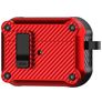 Mobigear Racing Clip Apple AirPods Pro 1 Pevné pouzdro - Červená