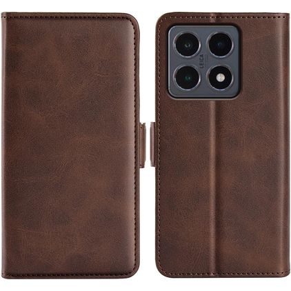 Mobigear Slim Magnet Xiaomi 15T Funda tipo libro Cartera - Marrón