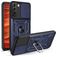 Mobigear Armor Ring Cam Slide Samsung Galaxy S22 Hardcase Etui plecki Wstrząsoodporne z pierścieniem i przesuwaną osłoną aparatu - Niebieski