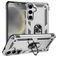 Mobigear Armor ring Samsung Galaxy S25 Hardcase Back cover Antiurto con anello - Argento