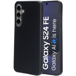 Mobiparts Classic Samsung Galaxy S24 FE Fleksibel TPU Bagsidecover - Sort