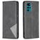 Mobigear Rhombus Slim Motorola Moto G22 Plånboksfodral - Svart