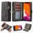 CaseMe 008 iPhone 11 Funda tipo libro 2 en 1 con carcasa extraíble Cartera - Negro