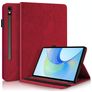 Mobigear Tree Samsung Galaxy Tab S10 FE Plus Wallet case + Stylus Holder - Red