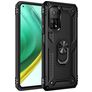 Mobigear Armor Ring Xiaomi Mi 10T Pro Hard Case Back cover Shockproof with Ring Holder - Black