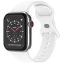 Mobigear Sport Dual Silikoni Apple Watch Ranneke Tappikiinnitys - 42/41/40/38 mm - Valkoinen