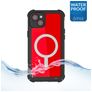 Ghostek Nautical Waterproof iPhone 14 Plus Water-Resistant MagSafe Hard Case Back cover Shockproof - Black
