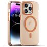 Mobigear Shockproof iPhone 16 Pro MagSafe Flexibel TPU Skal - Orange