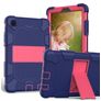Mobigear ShieldStand Samsung Galaxy Tab A7 Lite Funda Plástico rígido / Silicona Carcasa + Soporte - Azul / Rosa