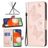 Mobigear Butterfly Samsung Galaxy A13 4G Wallet case - Rose Gold