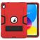 Mobigear ShieldStand iPad 10 (2022) Plastica rigida / Silicone Back cover + Supporto - Nero / Rosso