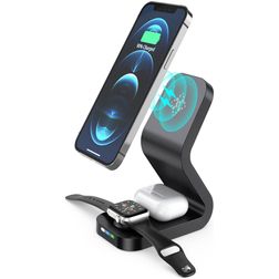 Mobigear Power base Nabíjecí stanice Qi 15W 2A - Černá
