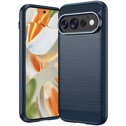 Mobigear Brushed Slim Google Pixel 11 Pro TPU flexível Capa traseira - Azul