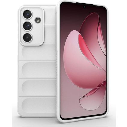 Mobigear Bumpy Samsung Galaxy S25 FE Elastyczne TPU Etui plecki - Biały