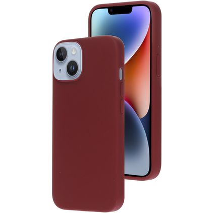Mobiparts iPhone 14 Silikon Skal - Plum Red