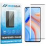 Mobigear Curved OPPO Reno 4 Pro 5G Vidro temperado Película de ecrã - Compatível com capas - Preto