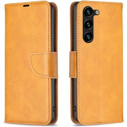 Mobigear Excellent Samsung Galaxy S25 Plus Pungetui med Seddelrum - Cognac