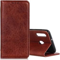 Mobigear Classic Elegance Samsung Galaxy A40 Wallet case - Brown