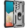 Mobigear Armor Ring Samsung Galaxy A53 Hårdt Bagsidecover Stødsikkert med ringholder - Sølv