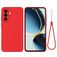 Mobigear Rubber Touch Samsung Galaxy S26 Plus Silikon Zadní kryt - Červená