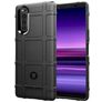 Mobigear Rugged Shield Sony Xperia 5 TPU flessibile Back cover Antiurto - Nero