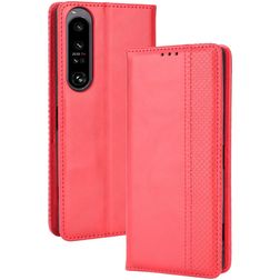 Mobigear Sensation Sony Xperia 1 IV Wallet case - Red