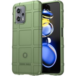 Mobigear Rugged Shield POCO X4 GT Flexible TPU Back cover Shockproof - Green