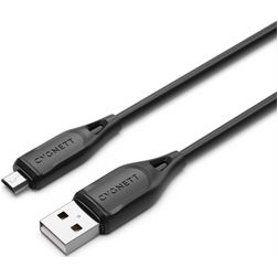 Cygnett Essentials USB-A – Micro USB Kaapeli 1 m - Musta