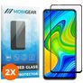 Mobigear Premium Xiaomi Redmi Note 9 Vidro temperado Película de ecrã - Compatível com capas - Preto (Pack de 2)