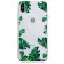 Mobigear Design iPhone XS Max Flexibel TPU Skal - Banana Leaf