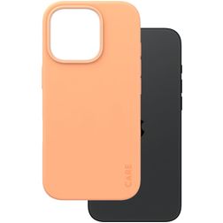 CARE by PanzerGlass Fashionable iPhone 16 Pro Silicone MagSafe Capa traseira - Peachy