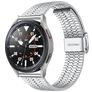 Mobigear Seven Bead Pasek Stal do Smartwatch Zapięcie zaciskowe - 20 mm - Srebrny