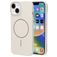 Mobiparts Slim Line iPhone 15 MagSafe Funda Plástico rígido Carcasa - Off White