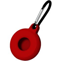 Mobigear Circle Key Funda TPU flexible Llavero para Apple AirTag - Rojo