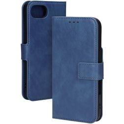 Mobiparts Classic Wallet iPhone 17e MagSafe Cover a libro - Steel Blue