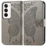 Mobigear Butterfly OPPO Reno 12 Pro Wallet case - Grey