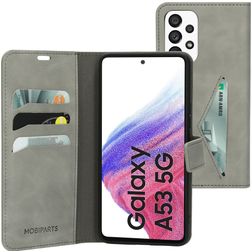 Mobiparts Classic Wallet Samsung Galaxy A53 Capa livro Carteira - Granite Grey