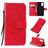 Mobigear Sunflower Samsung Galaxy S20 Etui z klapką typu portfel - Czerwony