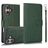 Mobigear Wallet iPhone 16 Plus Capa livro 2 em 1 com capa traseira amovível Carteira - Verde