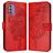 Mobigear Butterfly Nokia G42 Funda tipo libro Cartera - Rojo