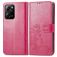 Mobigear Clover POCO X5 Pro Cover a libro portafoglio - Magenta