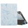 Mobigear Tri-Fold Marble iPad 5 (2017) Lompakkokotelo + Kynänpidike - Sininen