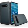 Mobigear Card Samsung Galaxy S10 Hard Case Back cover Shockproof with Card Holder - Navy Blue