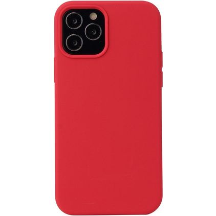 Mobigear Rubber Touch iPhone 13 Pro Max Silikon Skal - Carmine